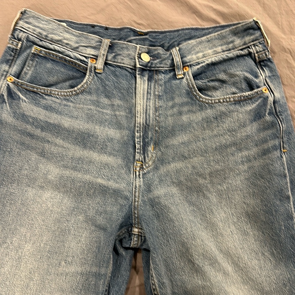 Gap High Rise Barrel Jeans